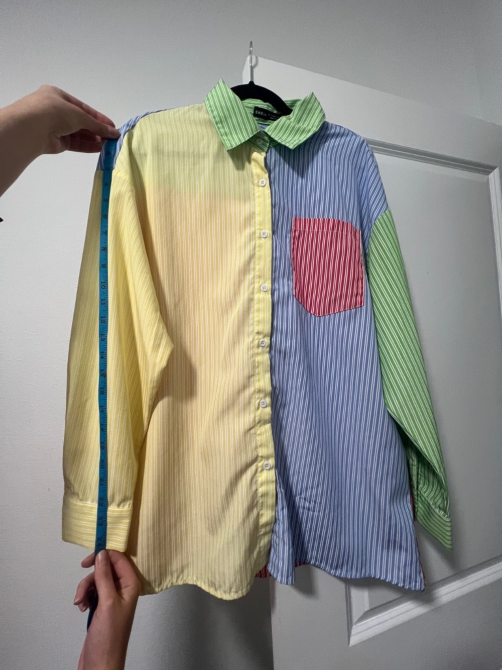 Multicolor Striped Button Down Shirt - Picture 5 of 6
